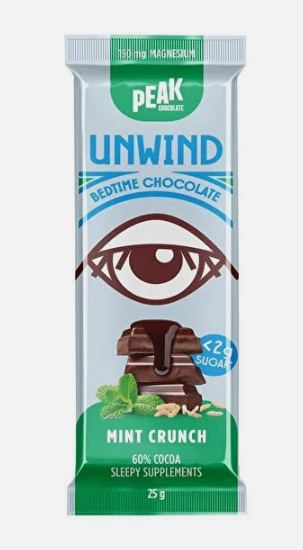 PEAK CHOCOLATE UNWIND 25g - MINT CRUNCH